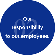 Our responsibility to our employees.