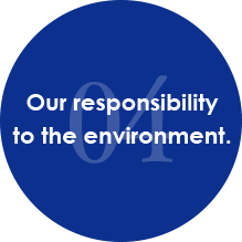 Our responsibility to the environment.